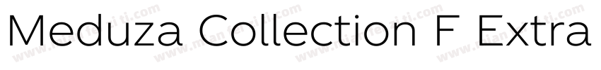 Meduza Collection F Extra Bold 斜体文本字体转换
